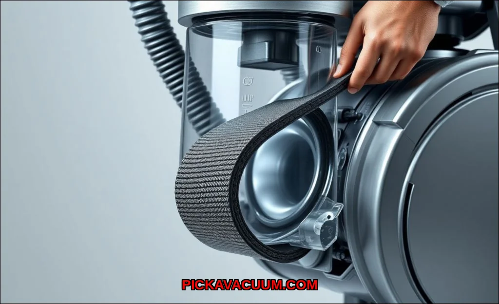 Shark brand vacuum cleaner - change belt in vacuum