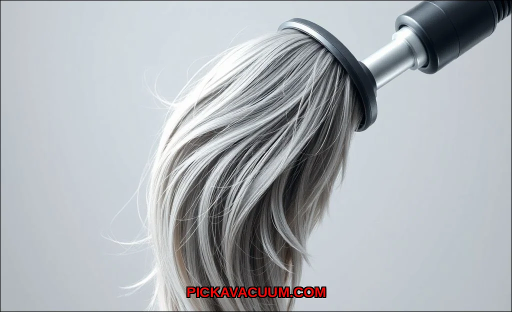 Shark brand vacuum cleaner - clean hair from vacuu