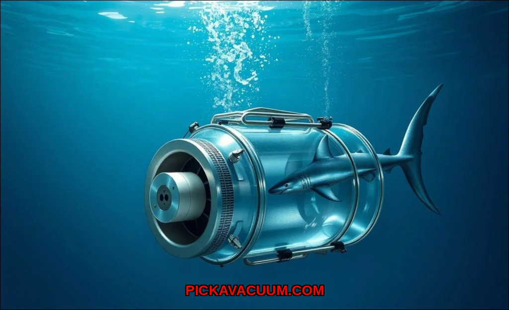 Clean vector illustration of clean shark rotator c