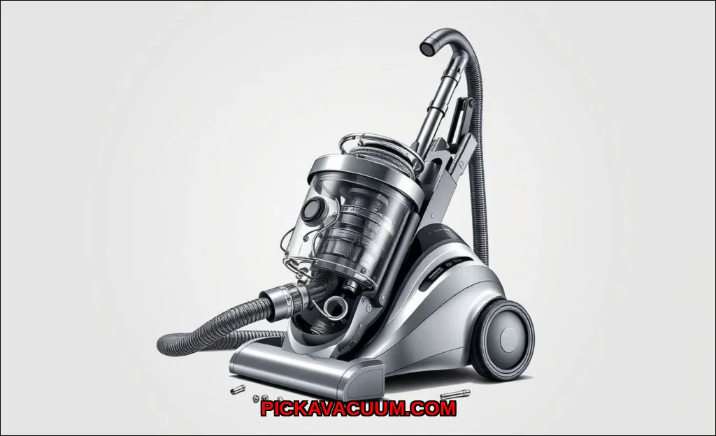 Shark brand vacuum cleaner - disassemble a navigat