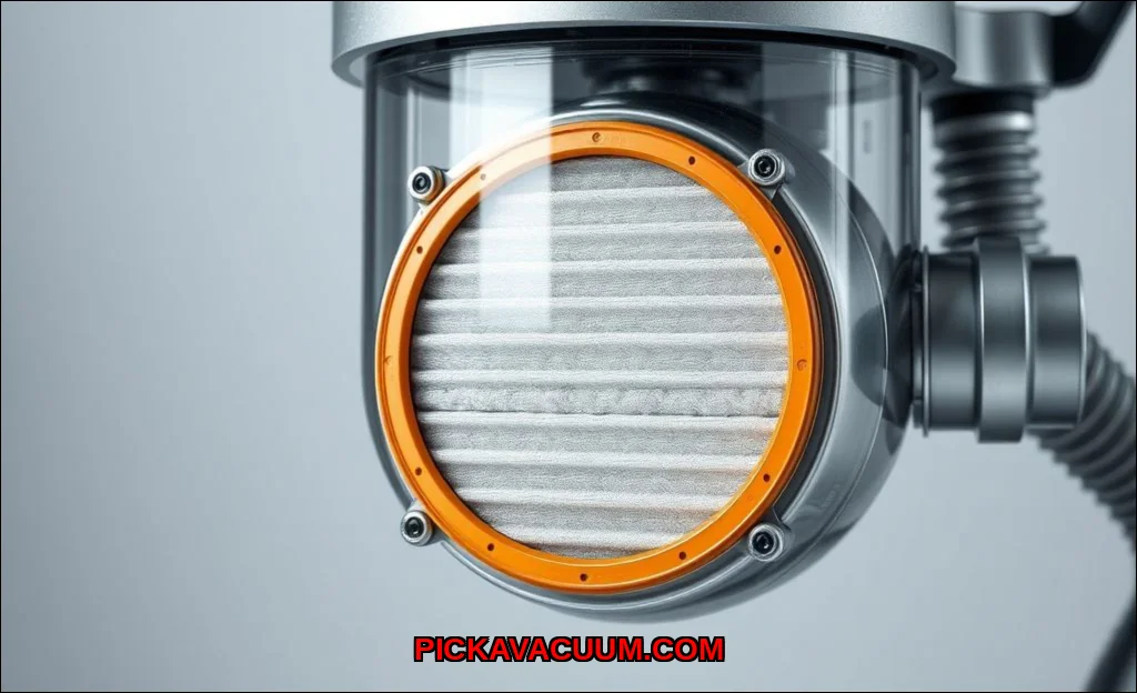 Shark brand vacuum cleaner - replace filter in vac