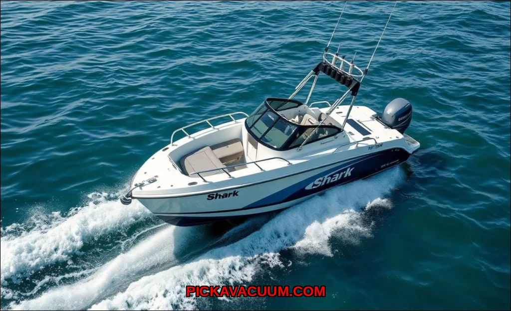 Clean vector illustration of shark navigator nv502