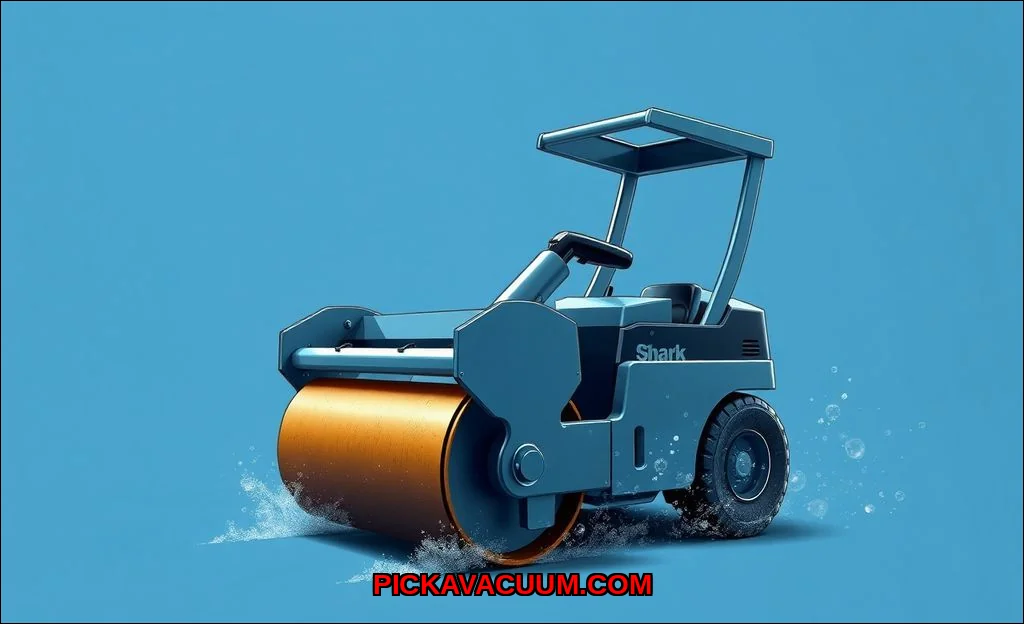Clean vector illustration of shark nv581 roller do