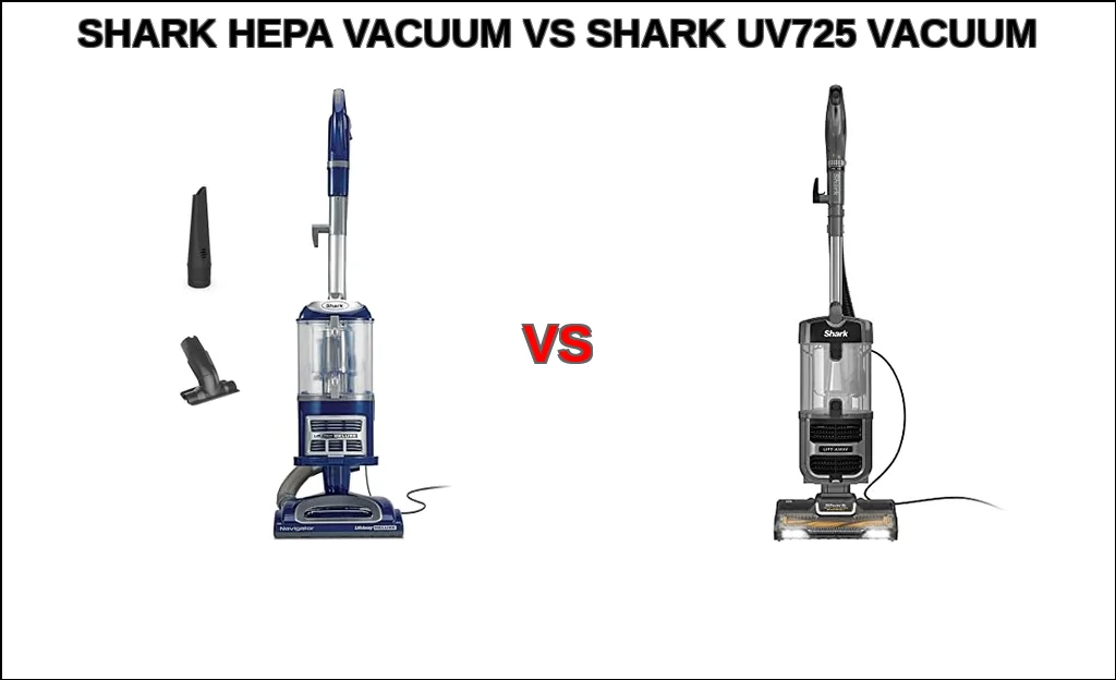 Shark hepa vacuum vs shark uv725 vacuum comparison