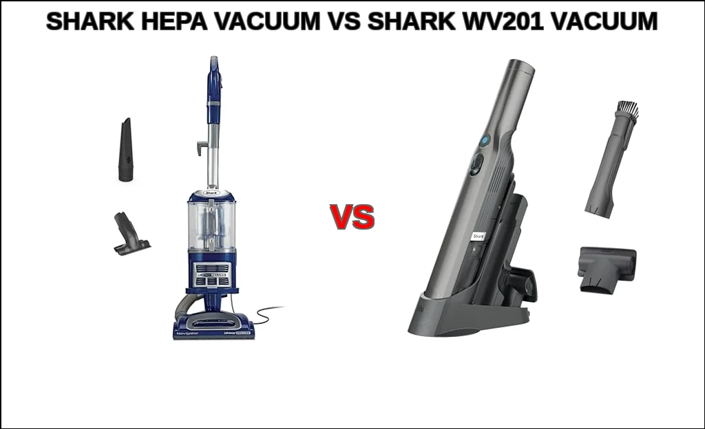 Shark hepa vacuum vs shark wv201 vacuum comparison