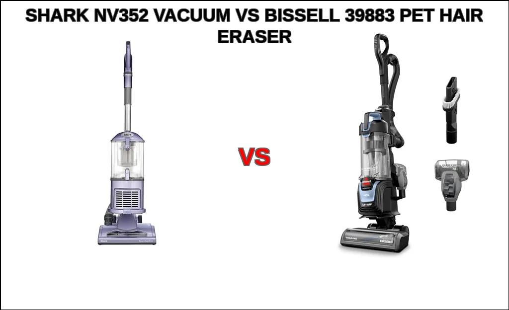 Shark nv352 vacuum vs bissell 39883 pet hair eraser comparis