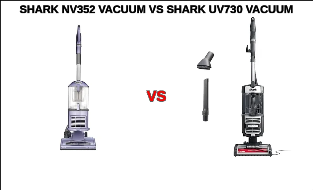 Shark nv352 vacuum vs shark uv730 vacuum comparison