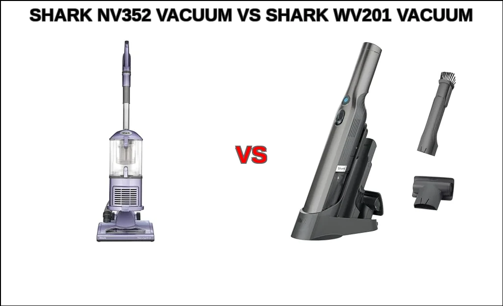 Shark nv352 vacuum vs shark wv201 vacuum comparison