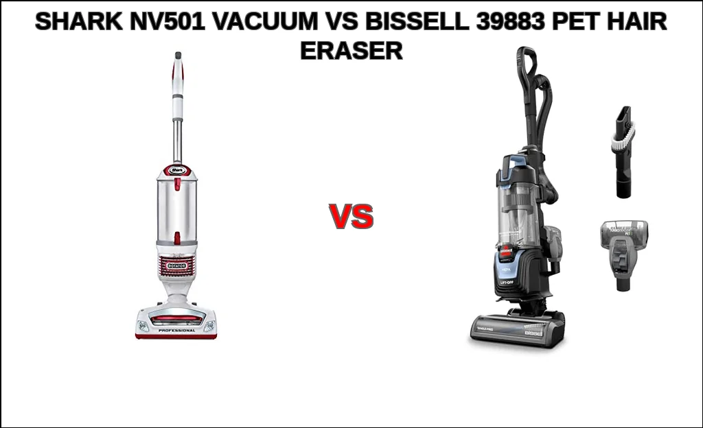 Shark nv501 vacuum vs bissell 39883 pet hair eraser comparis