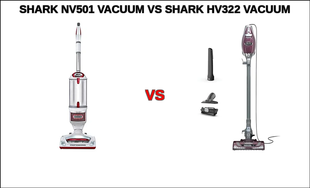 Shark nv501 vacuum vs shark hv322 vacuum comparison
