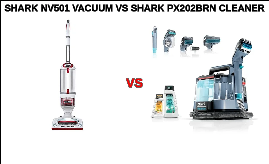 Shark nv501 vacuum vs shark px202brn cleaner comparison