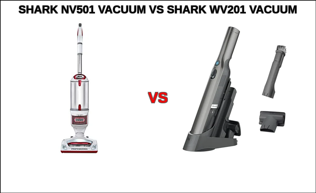 Shark nv501 vacuum vs shark wv201 vacuum comparison